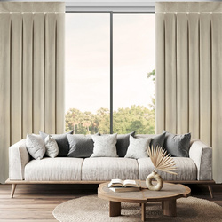 Baršunasta zavjesa ukrašena dubokim naborima i gumbima 85x250 cm (dimenzije zavjese dane nakon sklapanja) zavjesa s tregerima - ALITA