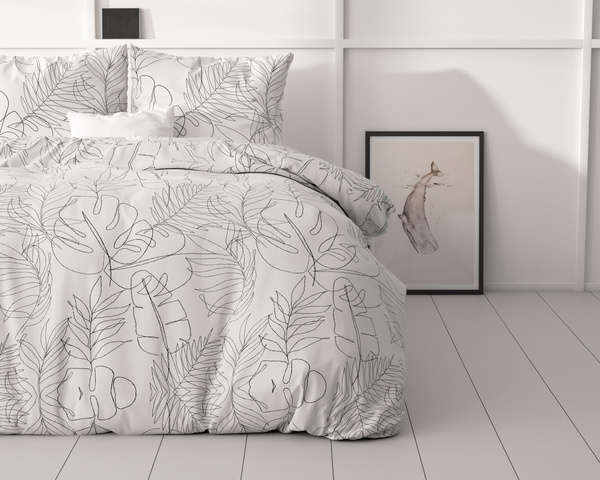 Set posteljine 200x200/220 od mikrovlakana sa čistim printom, nije potrebno glačanje