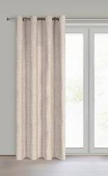 Zavjesa od mat tkanine s melange efektom, 140x250 cm, s ušicama - ADELINA