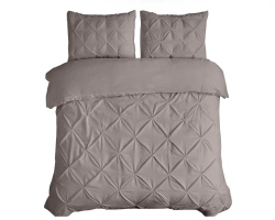 Pamučna bež posteljina 200x220 Salvador