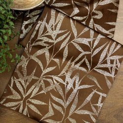 Baršunasti nadstolnjak s nježnim svijetlozlatnim grančicama 35 x 140 Blink 15 