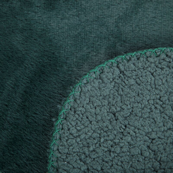 Zimska deka 220x240 cm, dvostrani prekrivač od ugodnog krzna i tkanine s uzorkom janjeće kože, NINA Premium