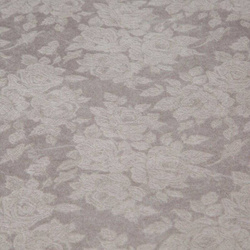 Stolnjak s motivom cvijeća izvezenim srebrnim koncem 160x260 Ines 6