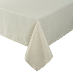 Bež stolnjak 140x300 cm tkan sjajnim koncem - GLAMO