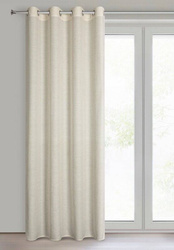 Prirodna zavjesa od naborane tkanine u eko stilu, 140x250 cm - ETNA