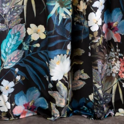 Zavjesa od baršuna s prekrasnim printom cvijeća 140x270 Alani