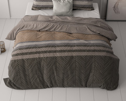 Set posteljine 200x220 od mikrovlakana sa čistim printom, nije potrebno glačanje