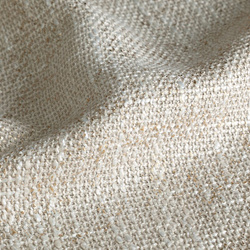 Krem zavjesa od šenil tkanine sa sjajnim koncem 140x250 cm sa zlatnim ušicama - BITSY