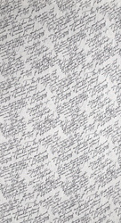 Zavjesa od tkanine s dodatkom lana, ukrašena printom, 140x250 cm,