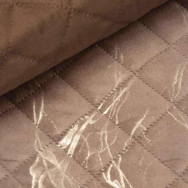 Prekrivač od baršuna ukrašen mramornim uzorkom 170x210 Luiz 6