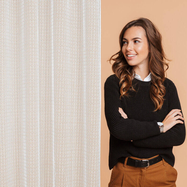 Zavjesa 140x250  LARA mrežasta