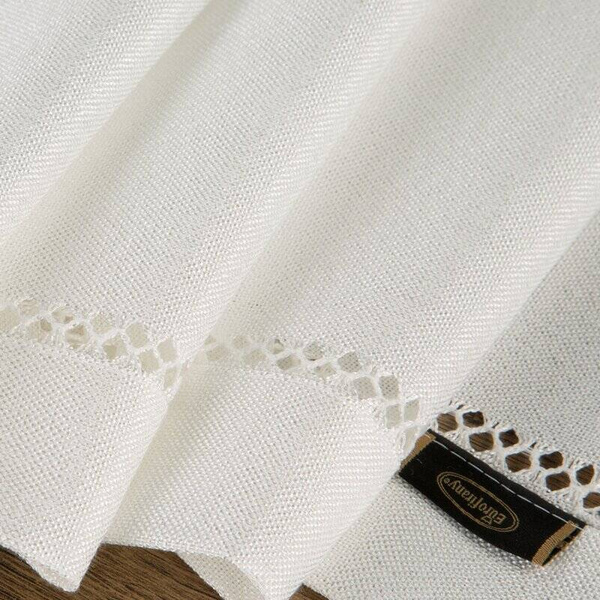 ITALISSIMA HOME Set od 4 stolne prostirke s ukrasnom trakom i rubnim vezom, 30x40 