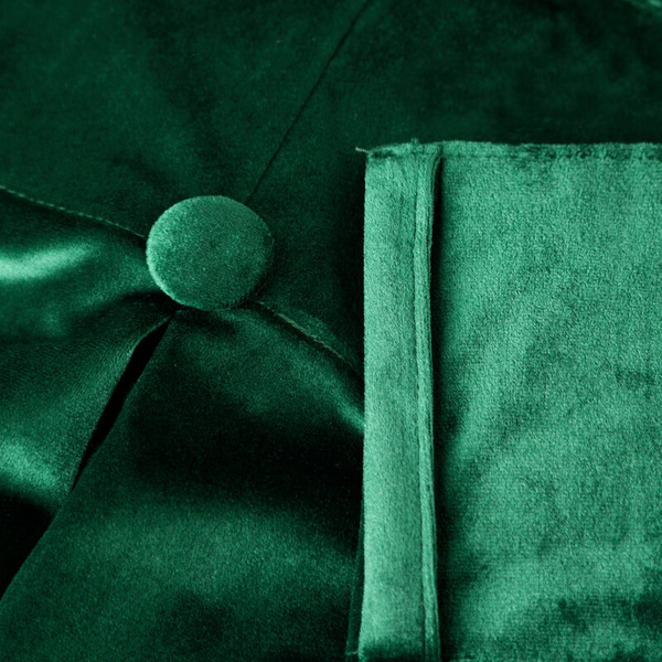 Baršunasta zavjesa ukrašena dubokim naborima i gumbima 85x250 cm (dimenzije zavjese dane nakon sklapanja) zavjesa s tregerima - ALITA