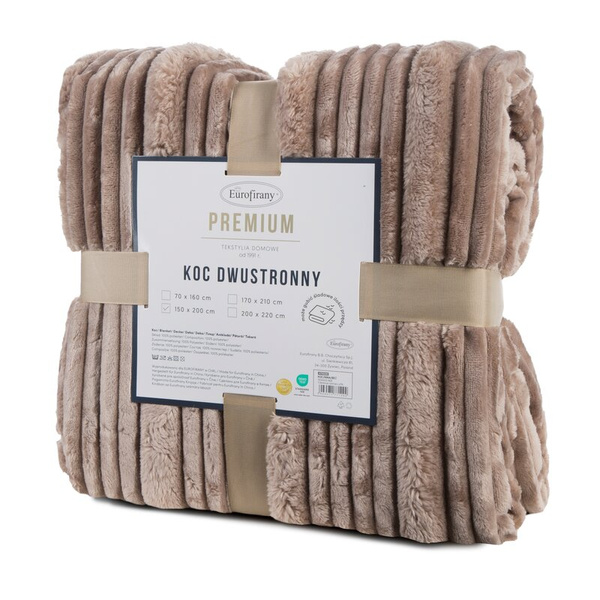 Flano deka 150x200 cm s 3D uzorkom NINA