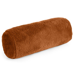 Jastuk, valjak 15x45 cm od mekane krznene tkanine NINA