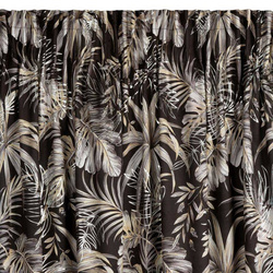 Zavjesa gotova  rodos trakasta 140x270 cm crna