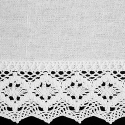 Zavjesa CLARIE na traci 150x60 cm bijela