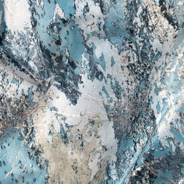 Baršunasta zavjesa sa srebrnim uzorkom, 140x250 cm - MALIA