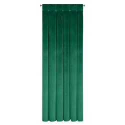 Baršunasta zavjesa ukrašena dubokim naborima i gumbima 85x250 cm (dimenzije zavjese dane nakon sklapanja) zavjesa s tregerima - ALITA