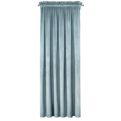 Zavjesa od jednobojnog mekog baršuna trakasta 140x270 cm ružičasta ROSA  