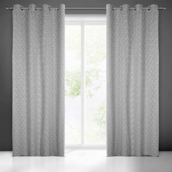 Zavjesa s malim čvorovima u eko stilu 140x260 Sandi