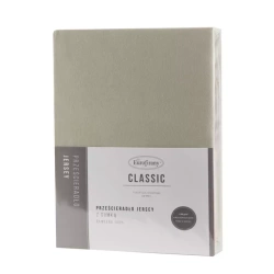 Pamučna plahta s gumicom 180x200 vis.30 cm gramature 140 g/m2 Jersey