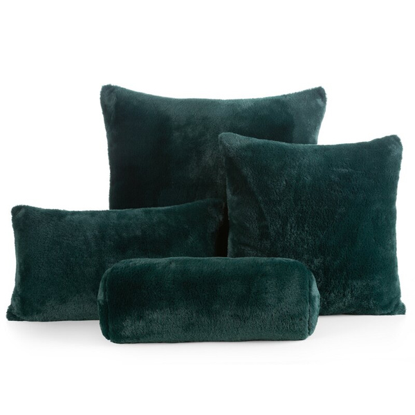 Jastuk, valjak 15x45 cm od mekane krznene tkanine NINA