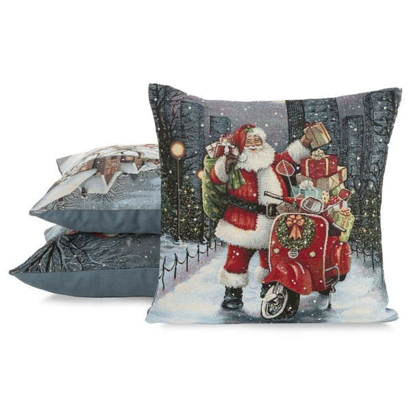 Tapiserijska jastučnica 45x45 cm pamučna s božićnim motivom GOB