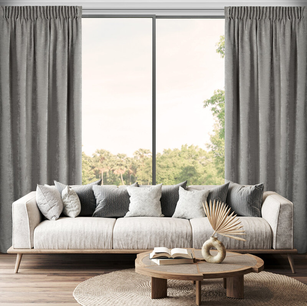 Zavjesa od šenil tkanine 140x270cm traka - VANI