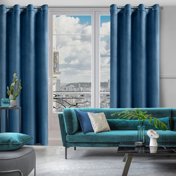 Zavjesa od jednobojnog mekog baršuna 140x250 cm ROSA