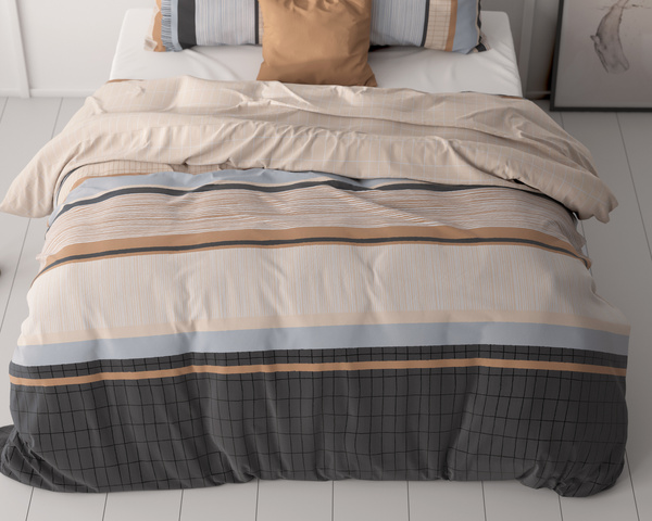 Set posteljine 240x220 od mikrovlakana sa čistim printom, nije potrebno glačanje