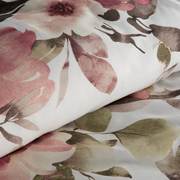 Posteljina 160x200 cm od pamučnog satena s cvjetnim uzorkom SPRING