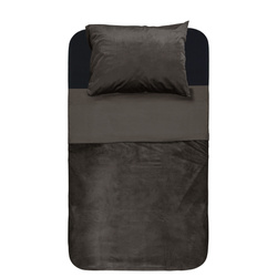 Baršunasta posteljina 140x220, mekana i topla Velvet Piping