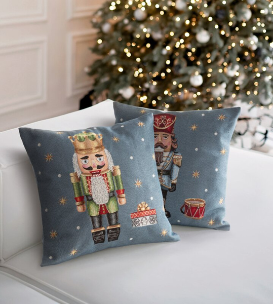 Tapiserijska jastučnica 45x45 cm pamučna s božićnim motivom GOB