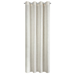 Prirodna zavjesa s vidljivim i prirodnim tkanjem s daškom lana, 140x250 cm - ELINA