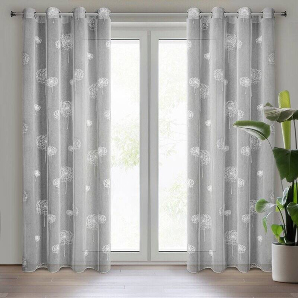 Zavjesa SABINE 140x250 cm siva