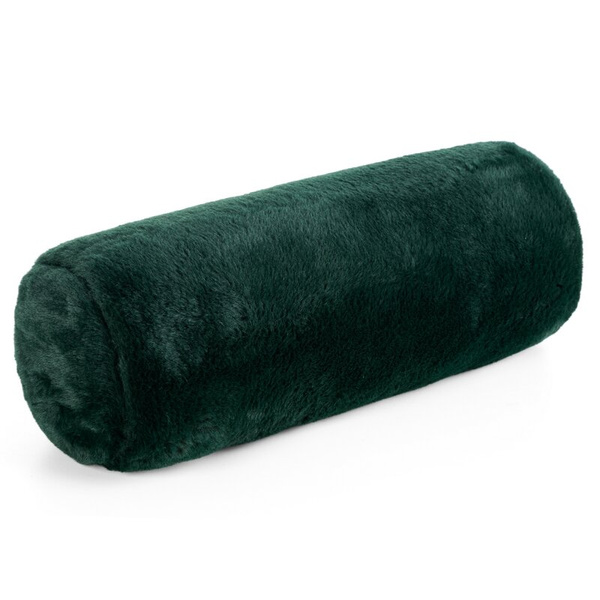 Jastuk, valjak 15x45 cm od mekane krznene tkanine NINA