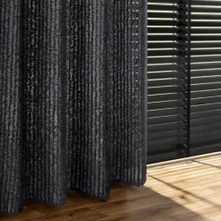 EVA MINGE gotova zavjesa 135x250 od šifona ukrašena moher koncem Selma