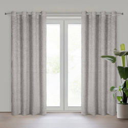 EVA MINGE gotova zavjesa 135x250 izrađena od šifona ukrašena moher koncem i suptilnim volanima TIFFANY 