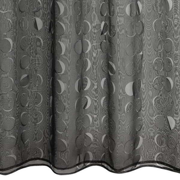 Zavjesa DEBORA na traci 140x270 cm crna