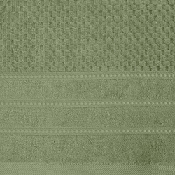 Pahuljasti ručnik 50x90 cm s reljefnom kariranom teksturom i baršunastim rubom, 500 g/m2 Adore