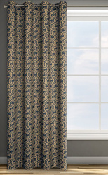 Zavjesa od oxford tkanine sa geometrijskim motivom  140x250 Juliet