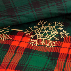 Božićna posteljina s printom  160x200 mikrovlakno Star