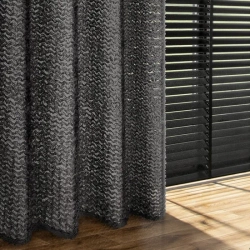 EVA MINGE gotova zavjesa 135x250 izrađena od šifona ukrašena moher koncem i suptilnim volanima TIFFANY 