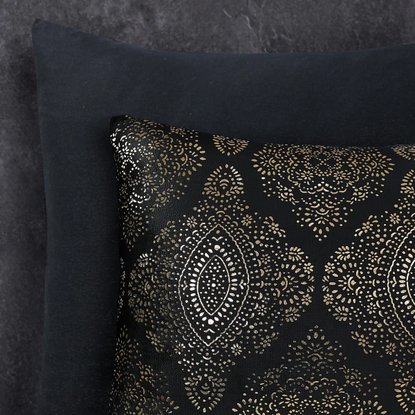 Posteljina od flanelskog flisa 240x200/220 sa zlatnim uzorkom Glamour Flannel