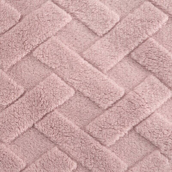 Flano deka 150x200 ukrašena reljefnim uzorkom CARO