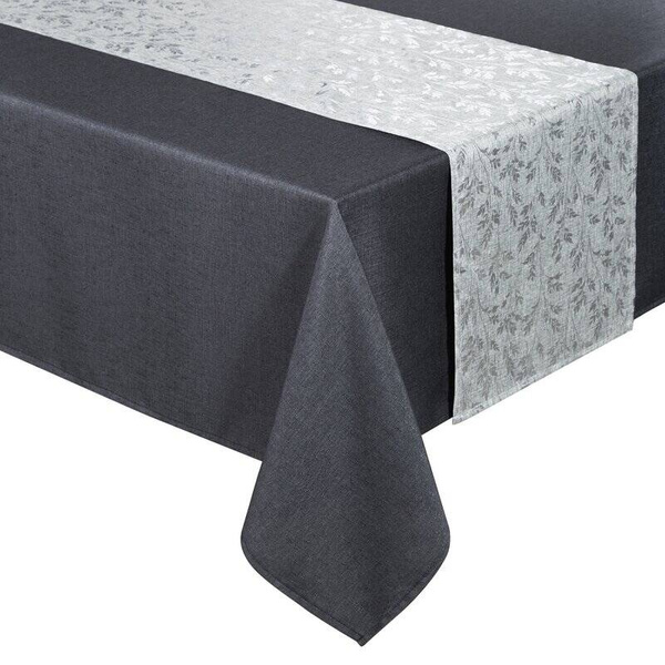 Set stolnjak 140x260 i nadstolnjak 33x260 ukrašen biljnim uzorkom ANITA 6