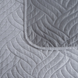 Prekrivač koji imitira lan 200x220 cm s geometrijskim uzorkom, LEN Design 91