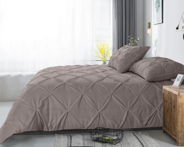 Pamučna bež posteljina 240x220 Salvador