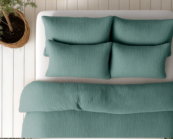 Premium poplun od muslina s jastučnicama 240X200 cm Sleeptime